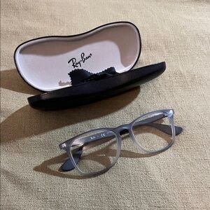 Ray-Ban Matte Gray Glasses